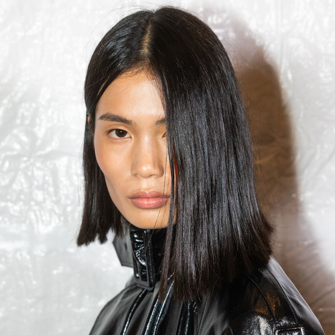 Proenza Schouler ss25 hair by Guido Palau for Bumble and bumble.